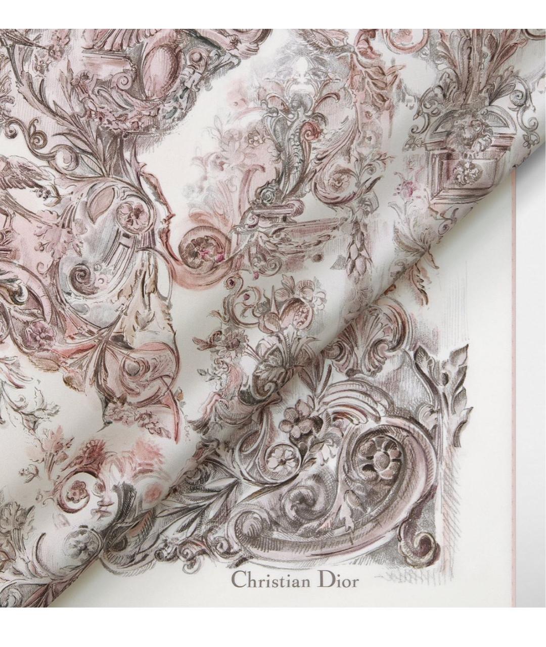 CHRISTIAN DIOR Мульти шелковый платок, фото 3