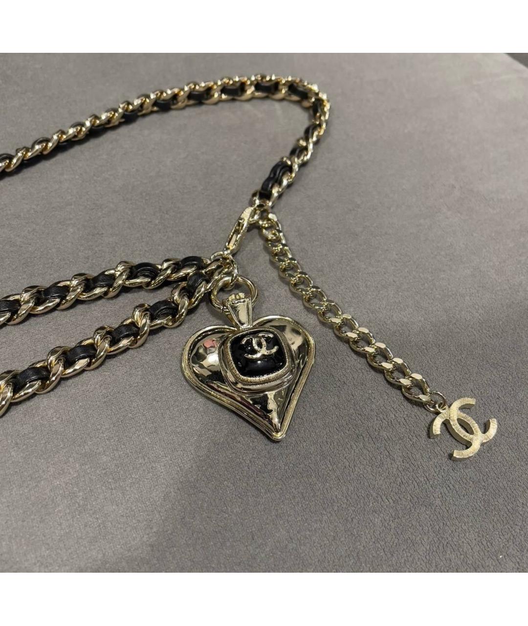 CHANEL Черный ремень, фото 2