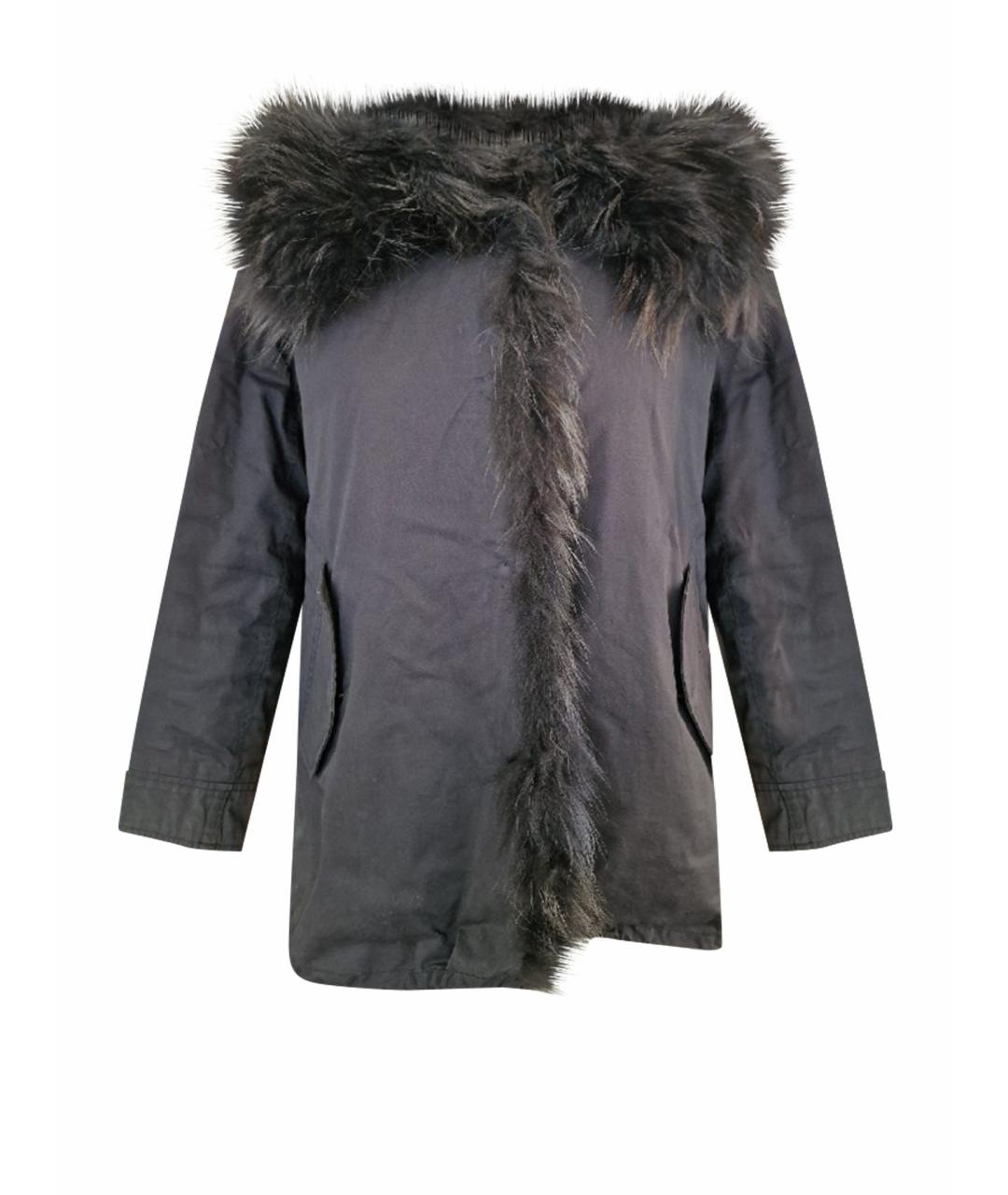 WEEKEND MAX MARA Темно-синяя хлопковая парка, фото 1