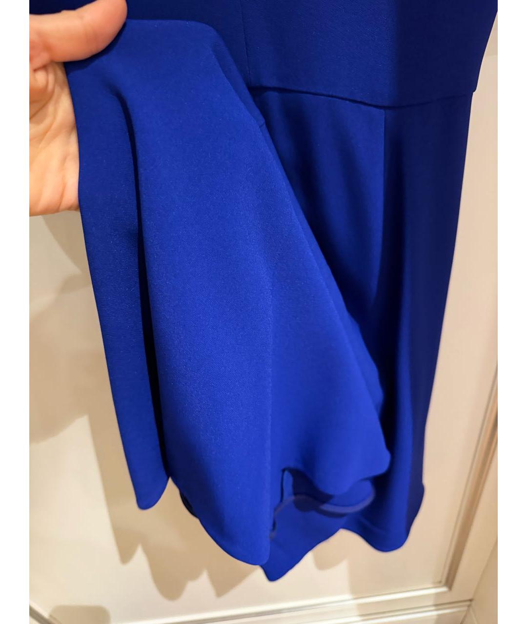 STELLA MCCARTNEY Синее полиэстеровое коктейльное платье, фото 4