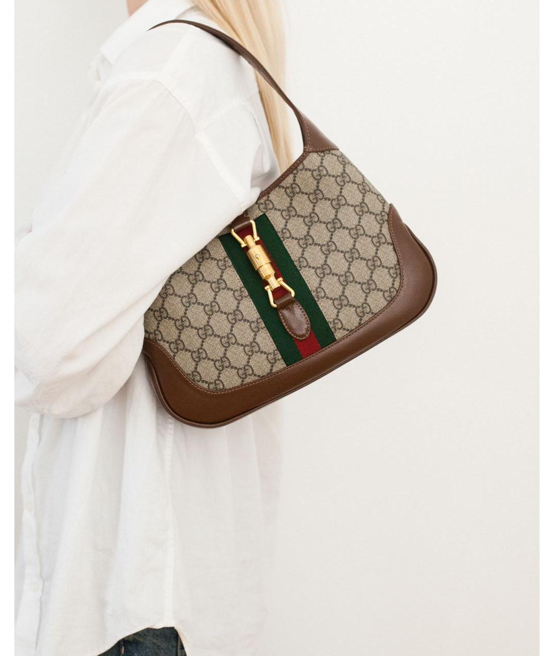 GUCCI Коричневая сумка через плечо, фото 3