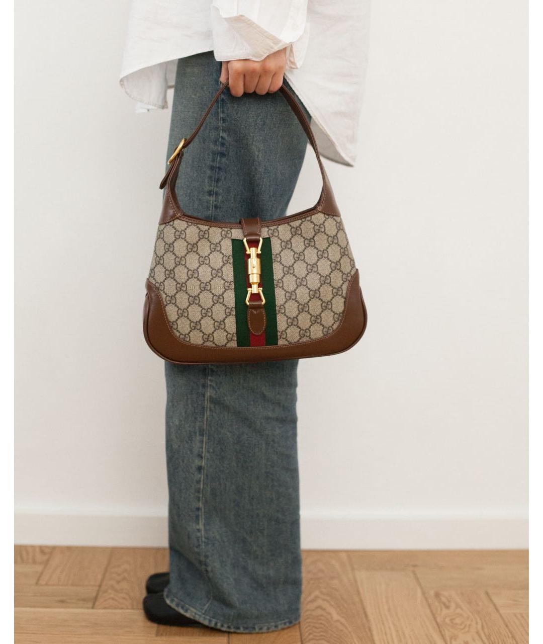 GUCCI Коричневая сумка через плечо, фото 4