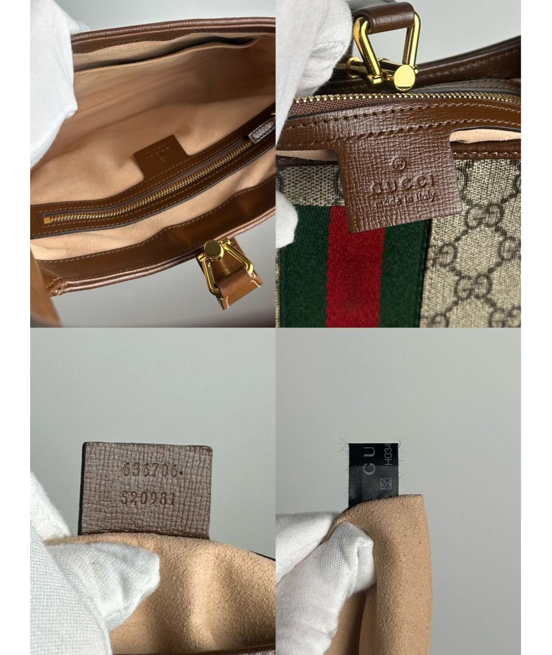 GUCCI Коричневая сумка через плечо, фото 7