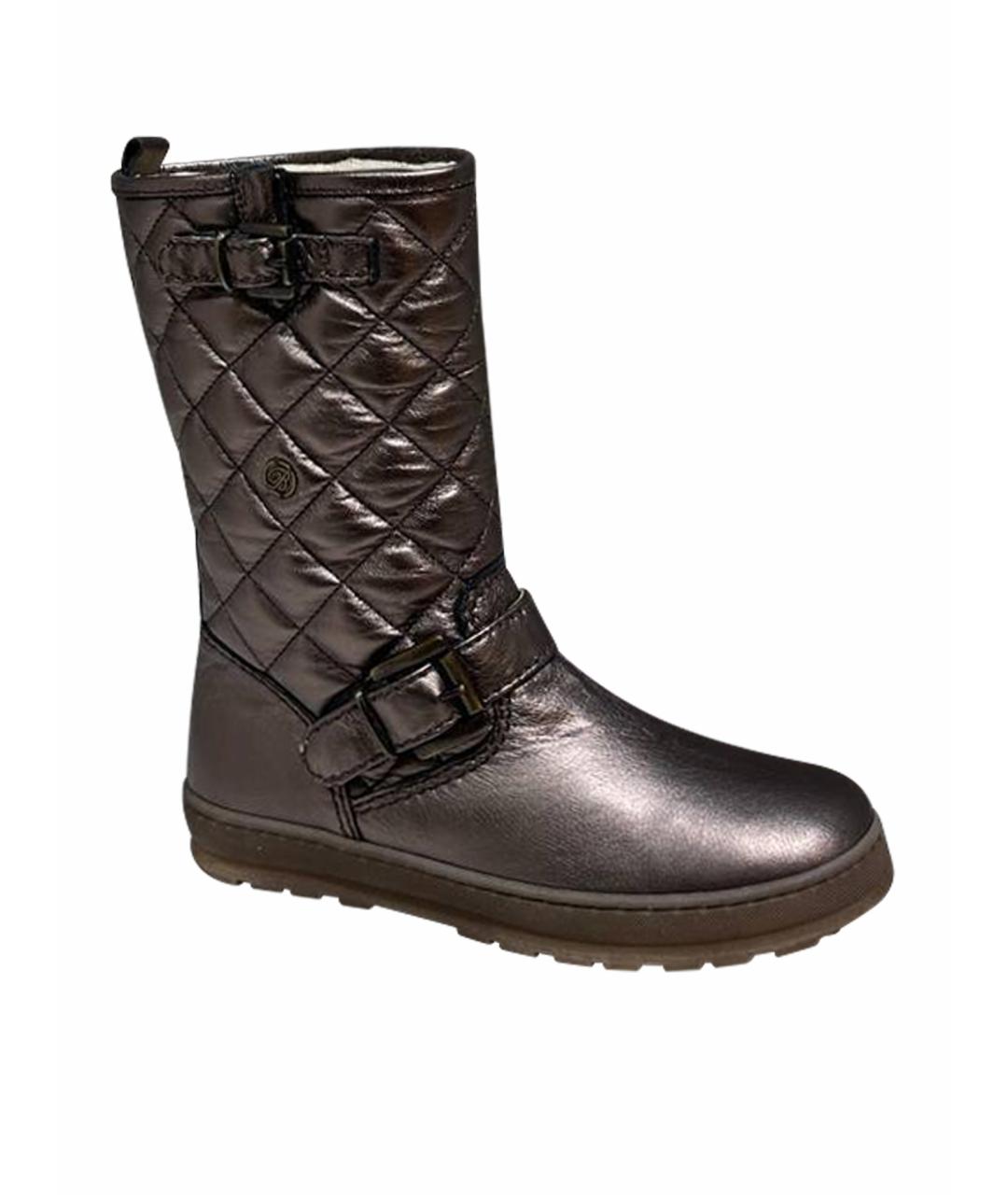 BLUMARINE Кожаные сапоги, фото 1