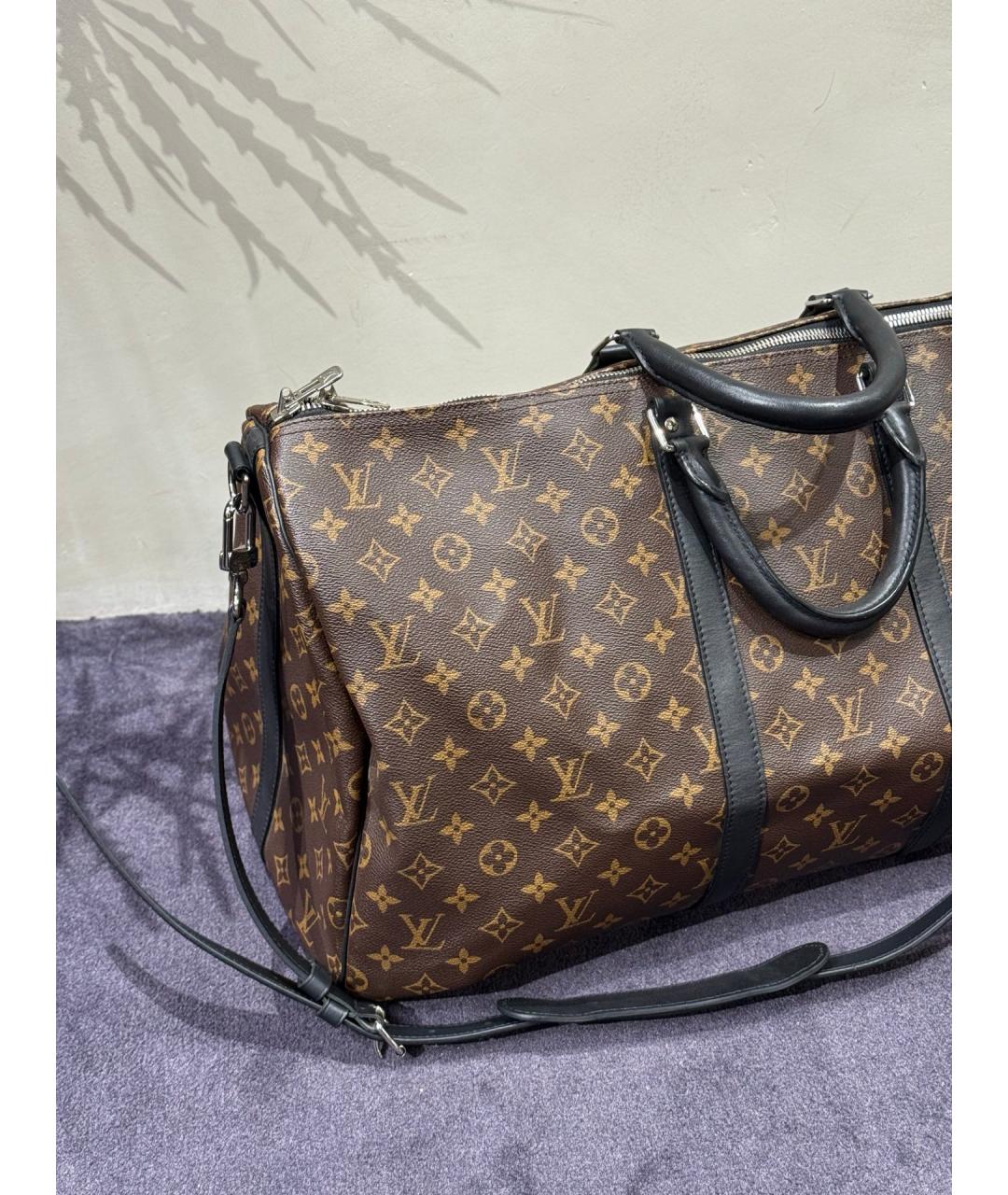 LOUIS VUITTON Коричневая дорожная/спортивная сумка, фото 3
