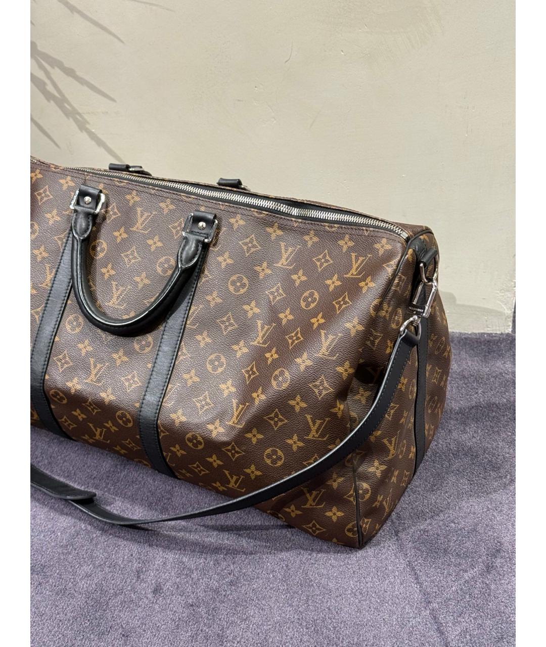 LOUIS VUITTON Коричневая дорожная/спортивная сумка, фото 2