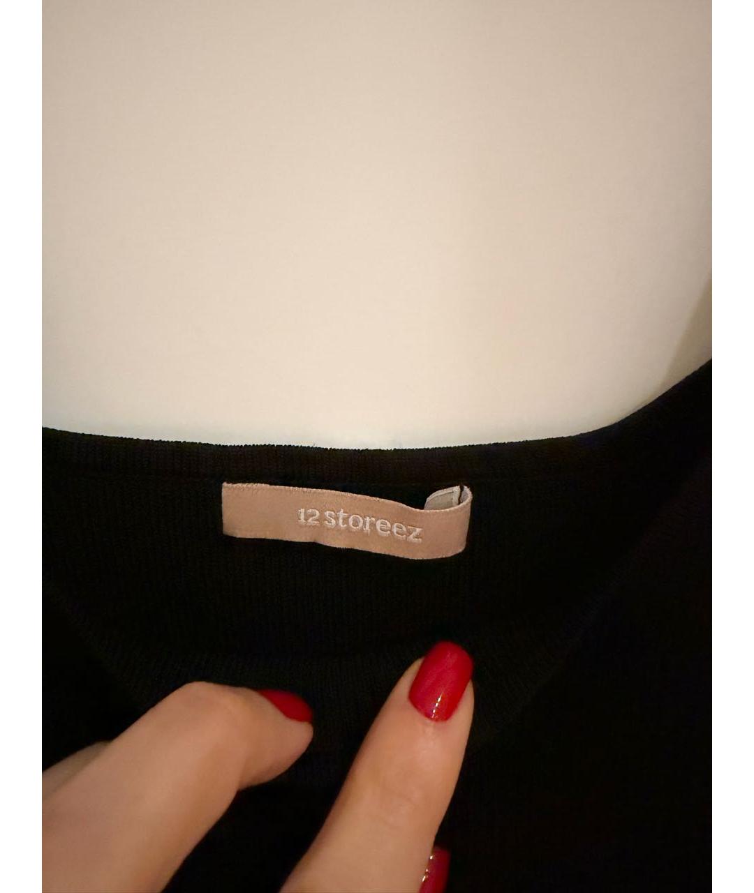 12 STOREEZ Черная полиэстеровая майка, фото 3
