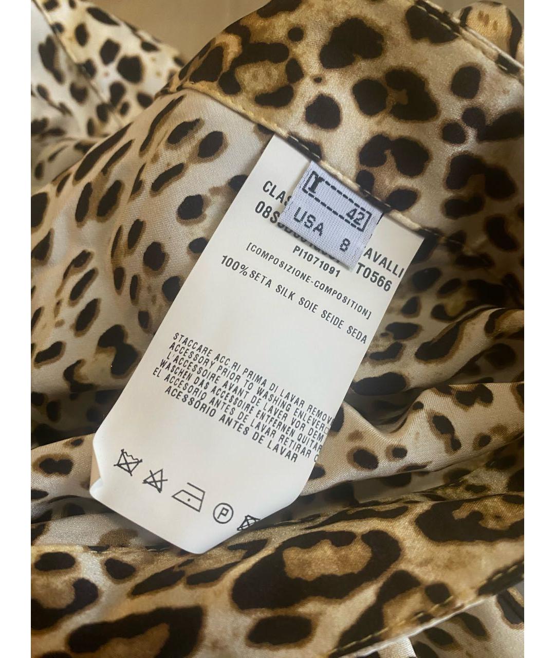 CAVALLI CLASS Шелковая юбка миди, фото 5