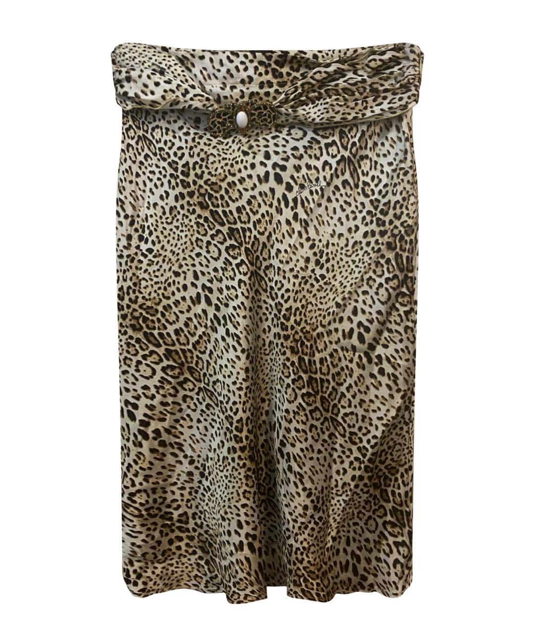 CAVALLI CLASS Шелковая юбка миди, фото 1