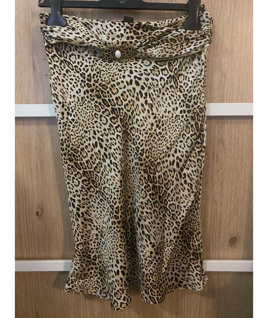 CAVALLI CLASS Шелковая юбка миди, фото 7