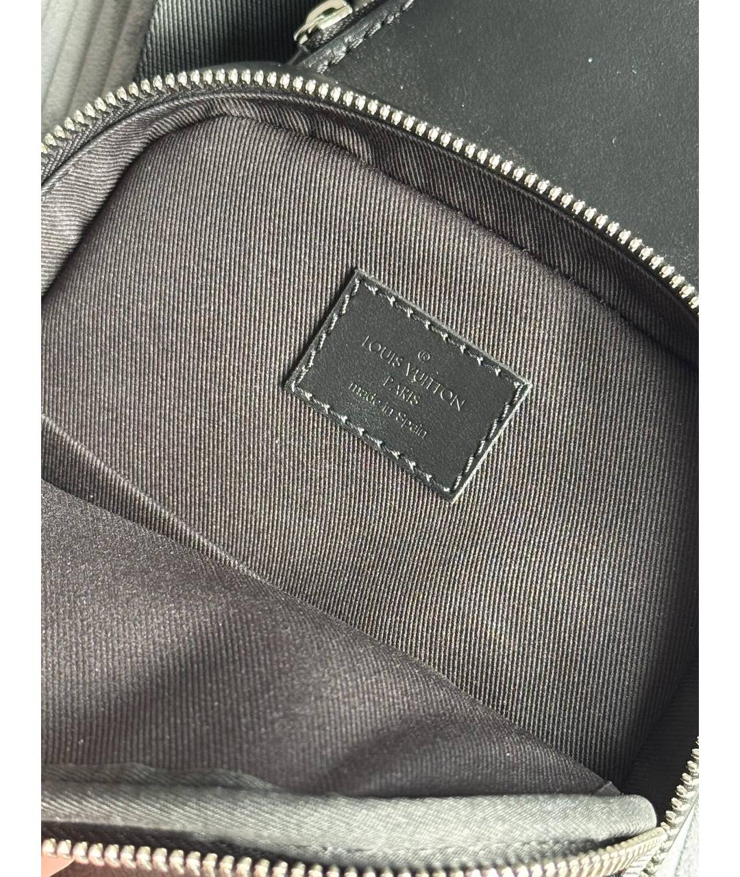 LOUIS VUITTON Черная сумка на плечо, фото 7