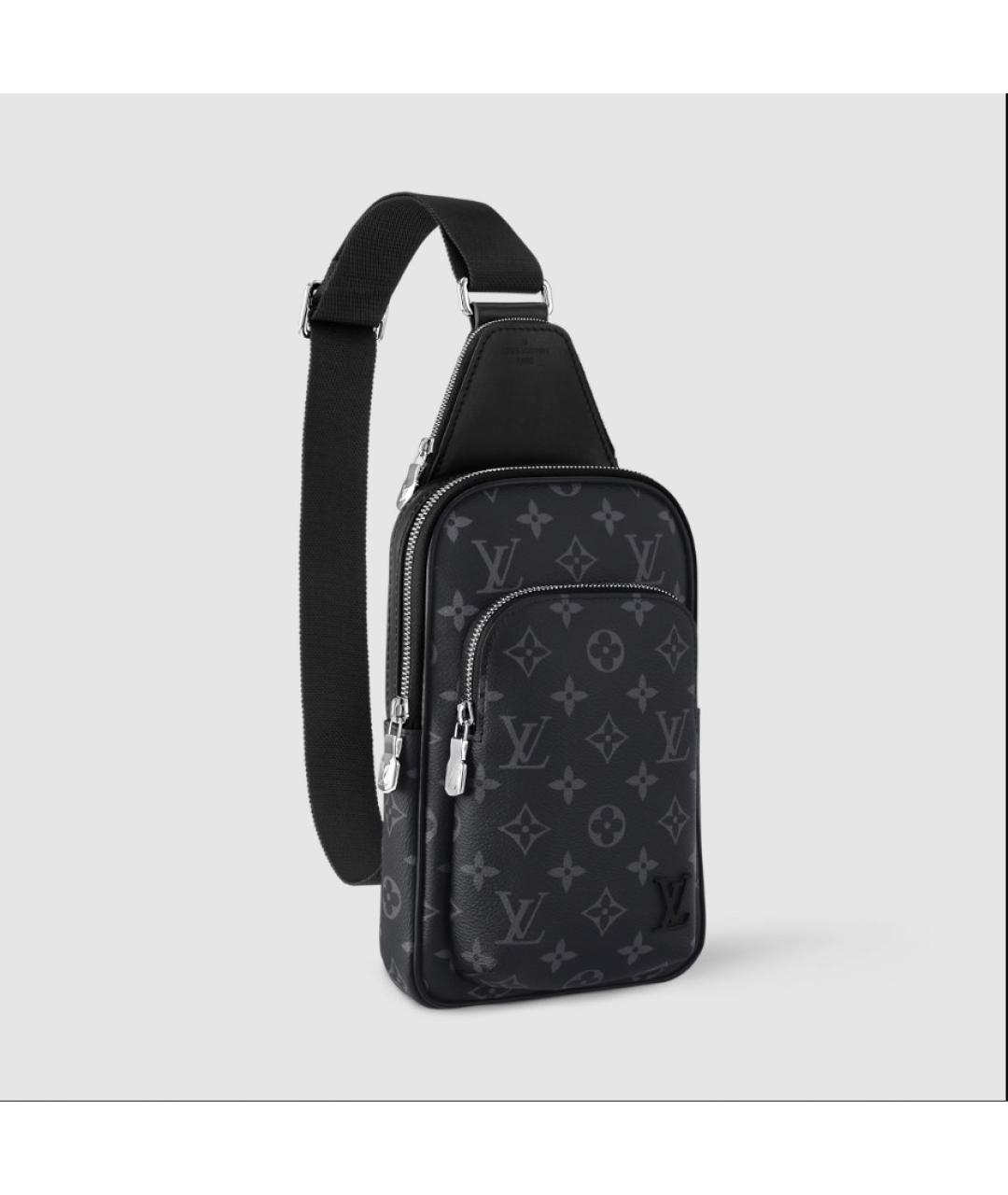 LOUIS VUITTON Черная сумка на плечо, фото 9