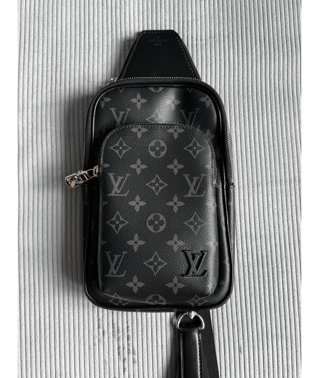 LOUIS VUITTON Черная сумка на плечо, фото 2