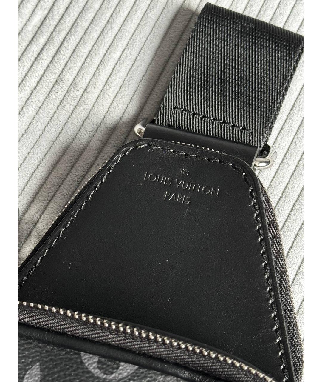 LOUIS VUITTON Черная сумка на плечо, фото 5