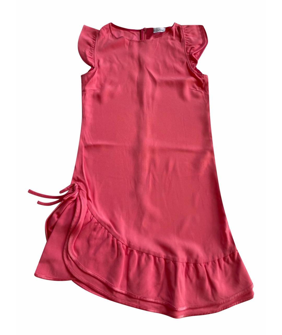 RED VALENTINO Розовое полиэстеровое повседневное платье, фото 1