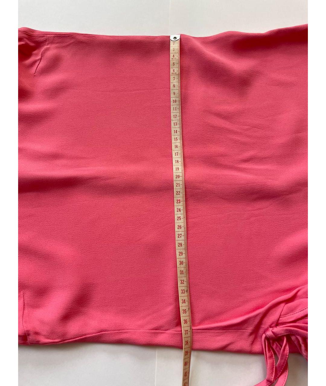 RED VALENTINO Розовое полиэстеровое повседневное платье, фото 7