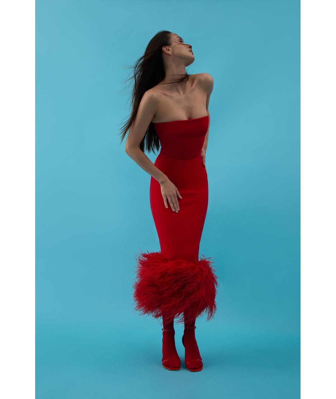 RASARIO Красное полиэстеровое вечернее платье, фото 2