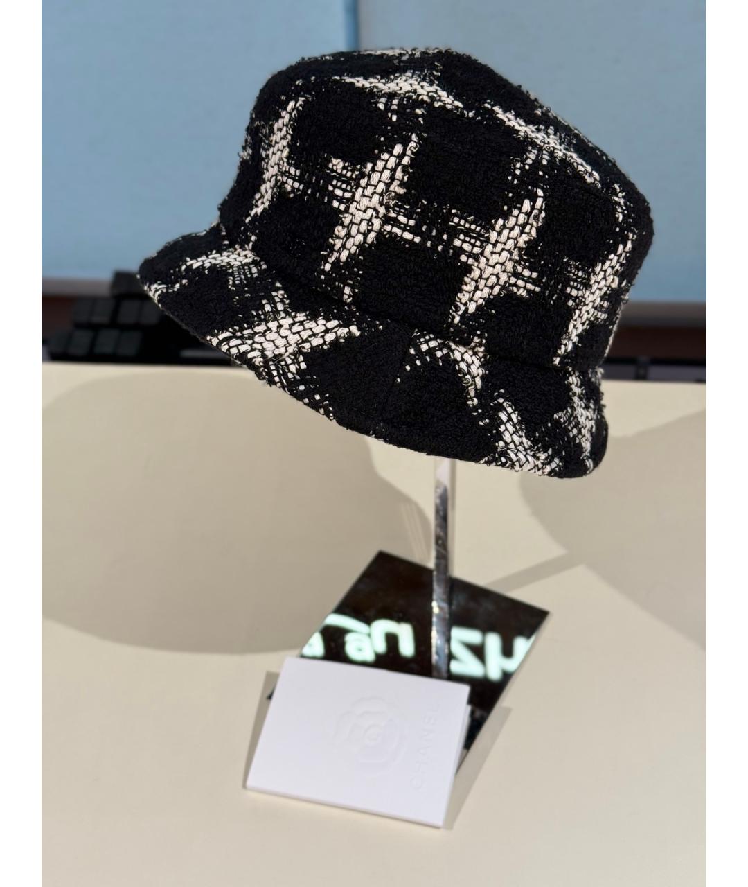 CHANEL Черная панама, фото 2