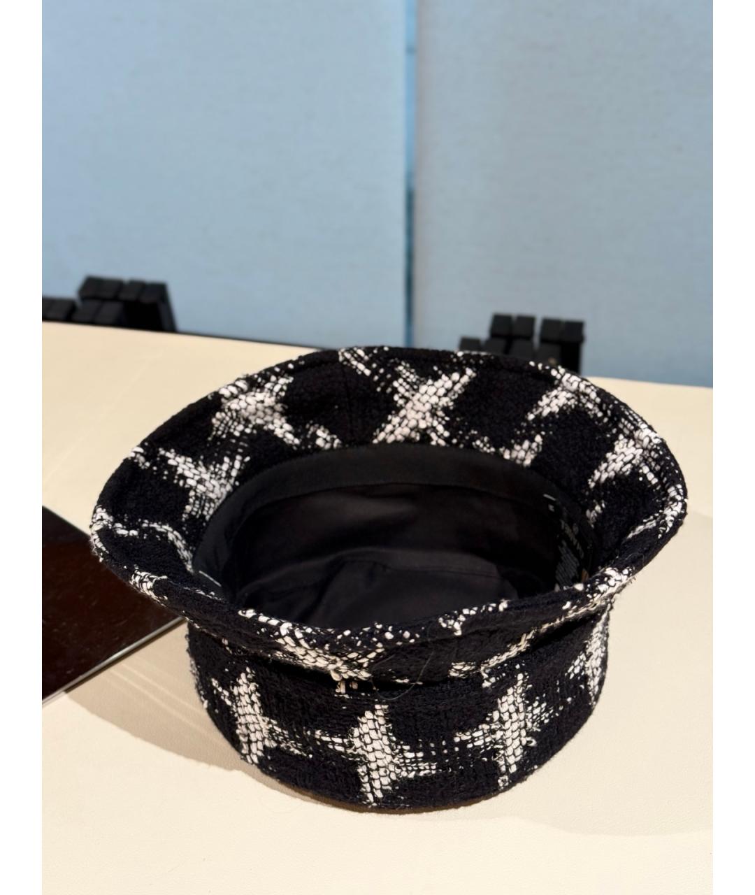 CHANEL Черная панама, фото 4
