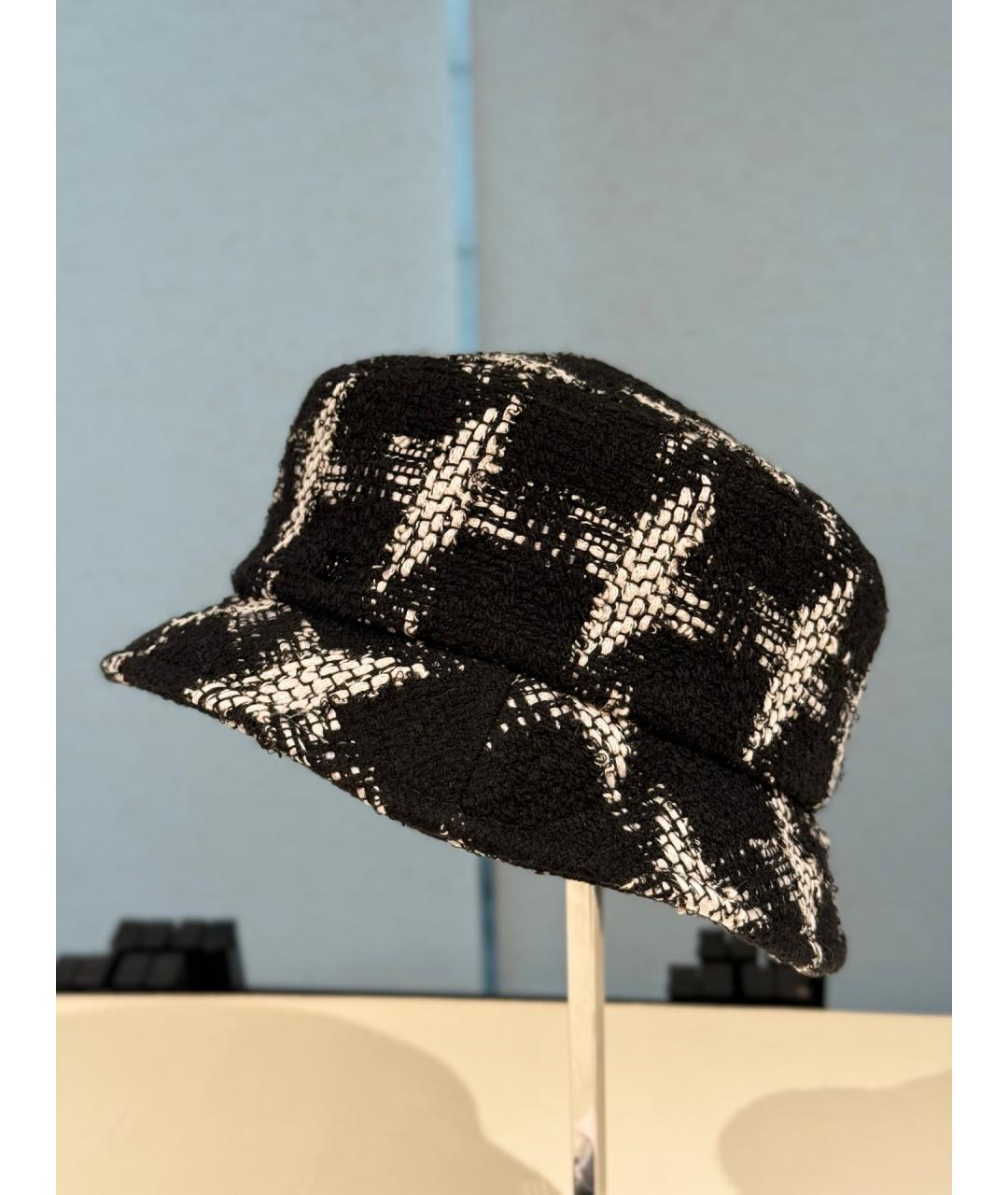CHANEL Черная панама, фото 5