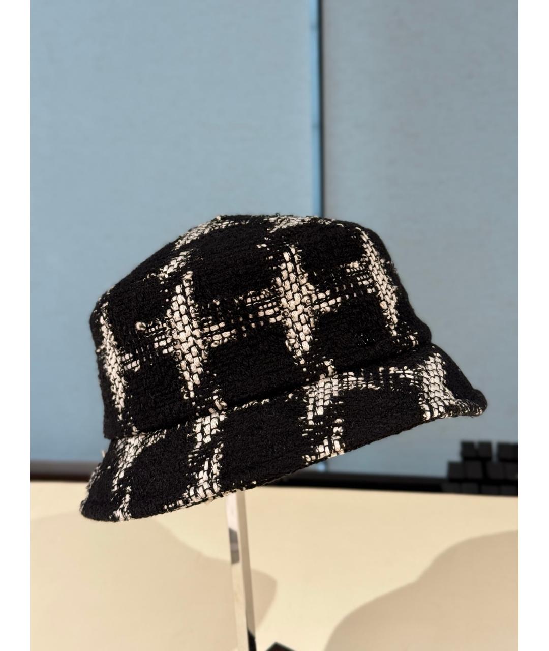 CHANEL Черная панама, фото 3