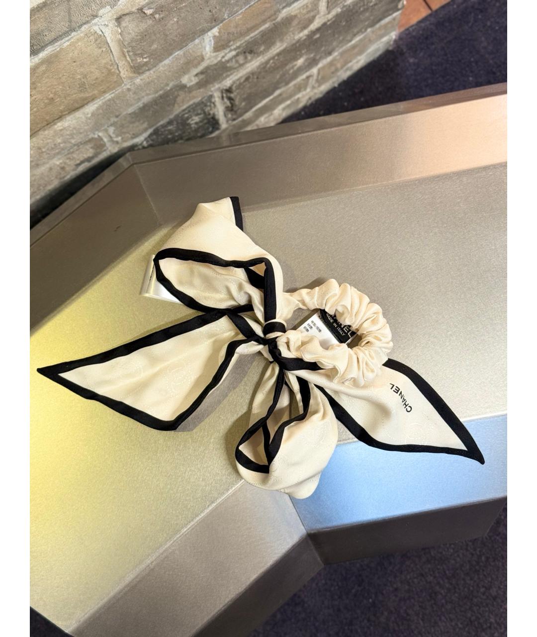CHANEL Белая повязка, фото 4