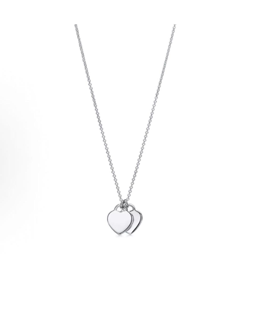 TIFFANY&CO Розовая серебряная подвеска, фото 3