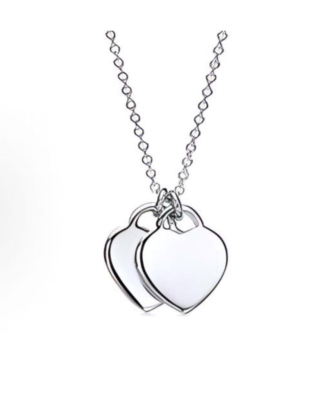 TIFFANY&CO Розовая серебряная подвеска, фото 2