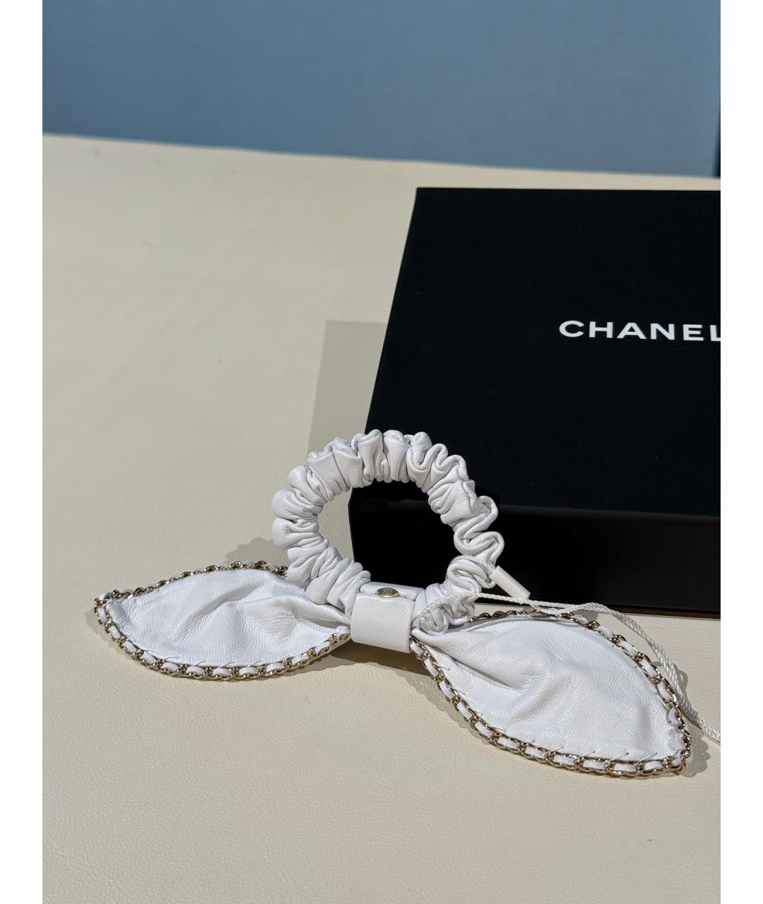 CHANEL Белая резинка, фото 3