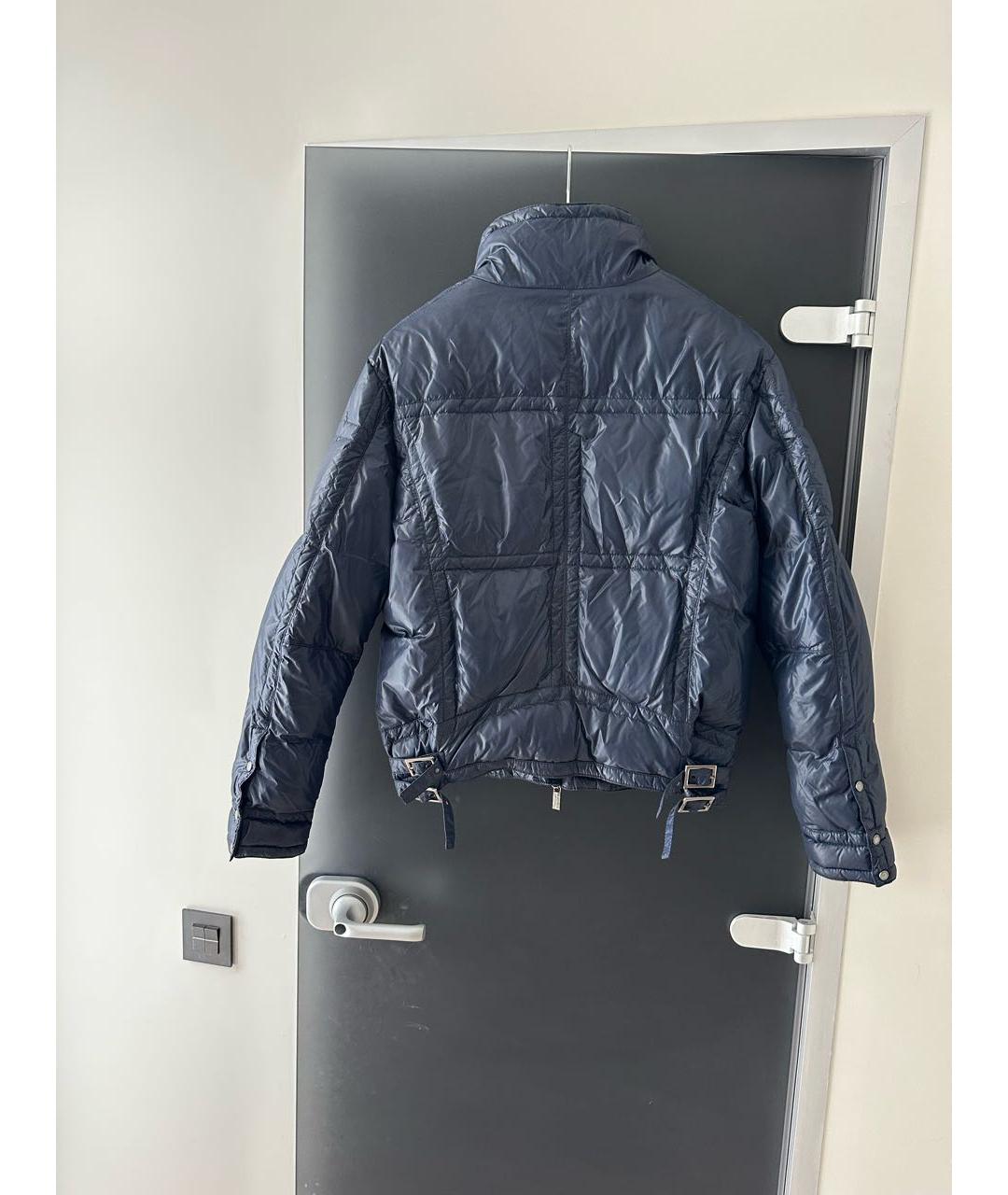 BIKKEMBERGS Темно-синяя полиэстеровая куртка, фото 2
