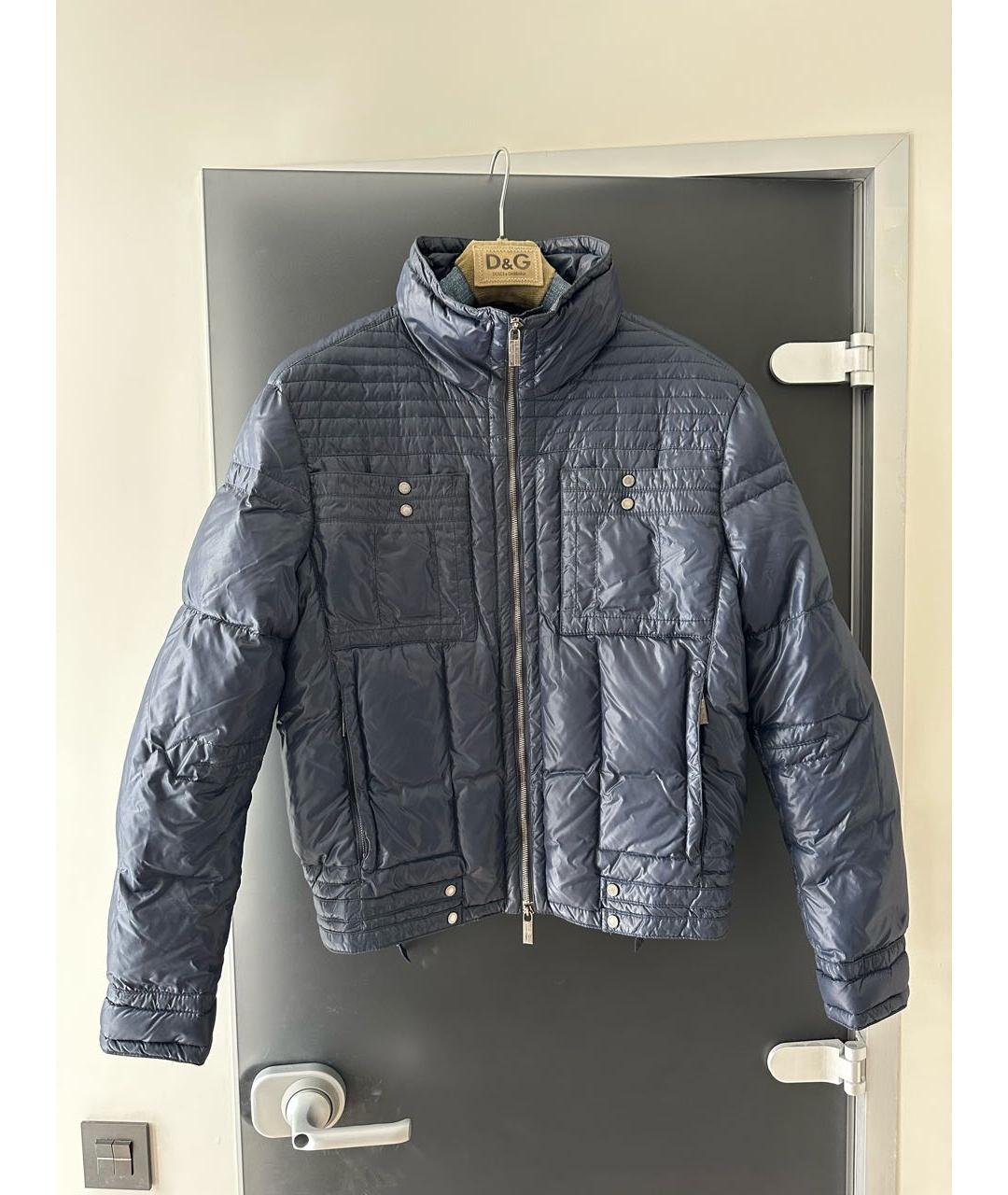 BIKKEMBERGS Темно-синяя полиэстеровая куртка, фото 9