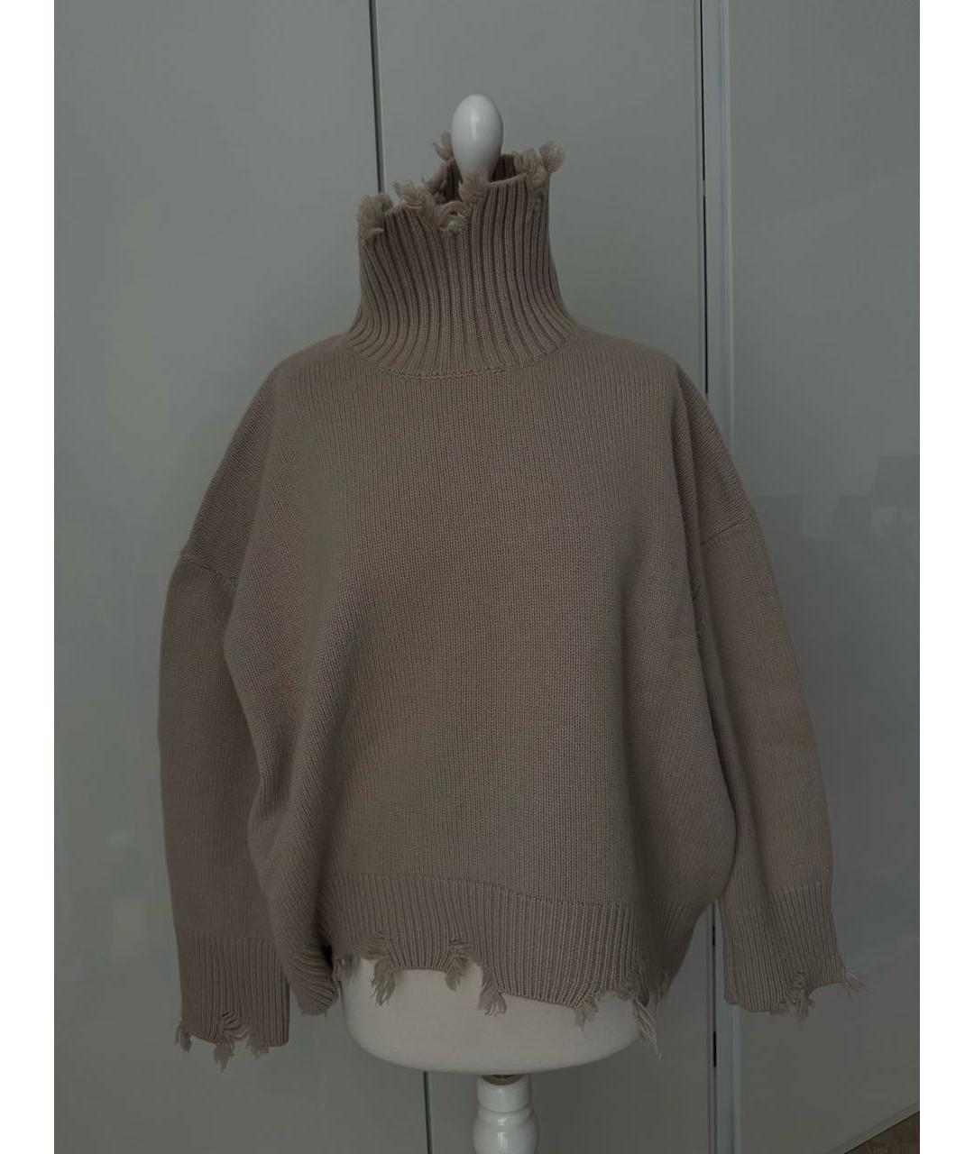 ADDICTED Бежевый кашемировый джемпер / свитер, фото 5