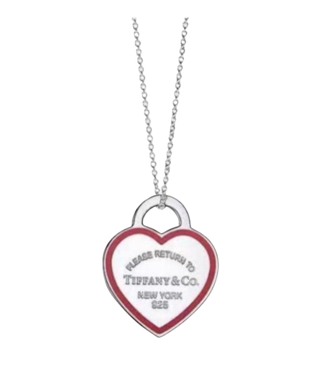 TIFFANY&CO Красное серебряное колье, фото 1