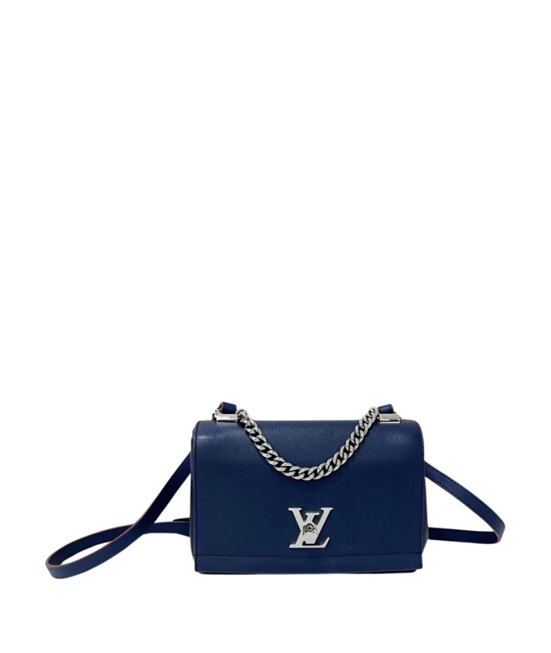 LOUIS VUITTON Синяя кожаная сумка через плечо, фото 1