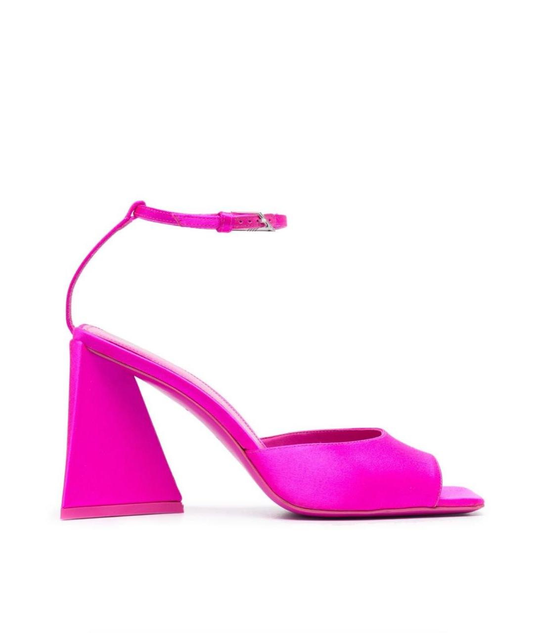 THE ATTICO Фуксия текстильные босоножки, фото 1