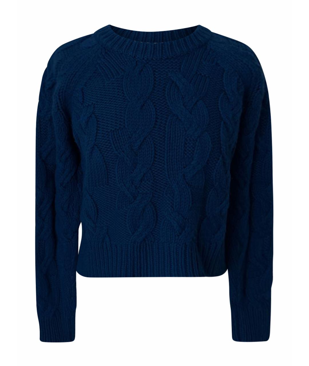 DKNY Темно-синий шерстяной джемпер / свитер, фото 1