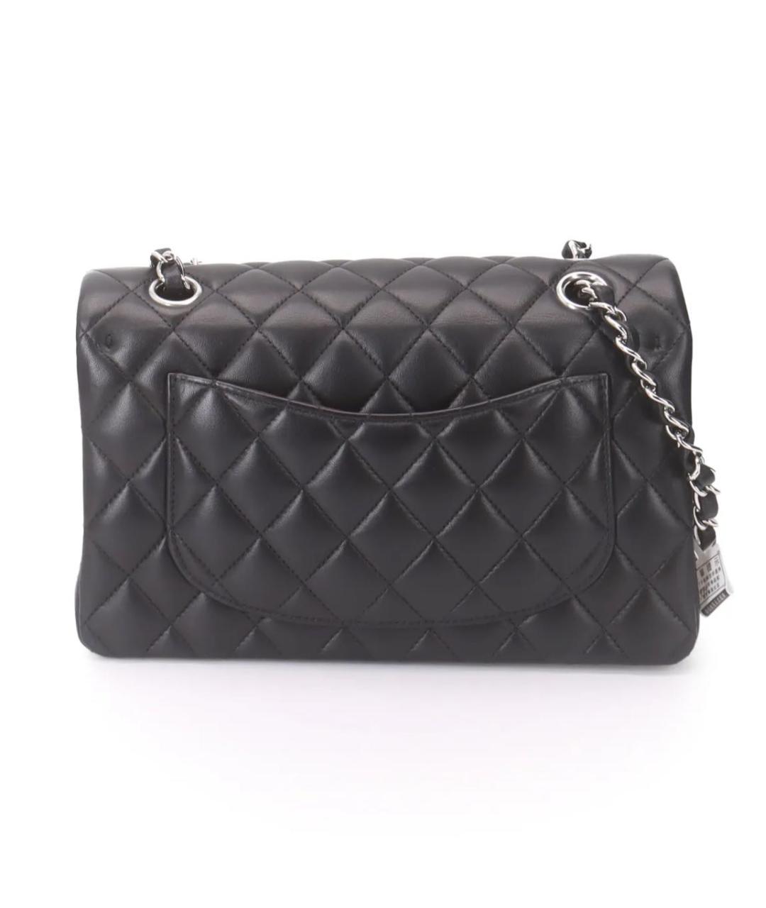 CHANEL Черная кожаная сумка через плечо, фото 3
