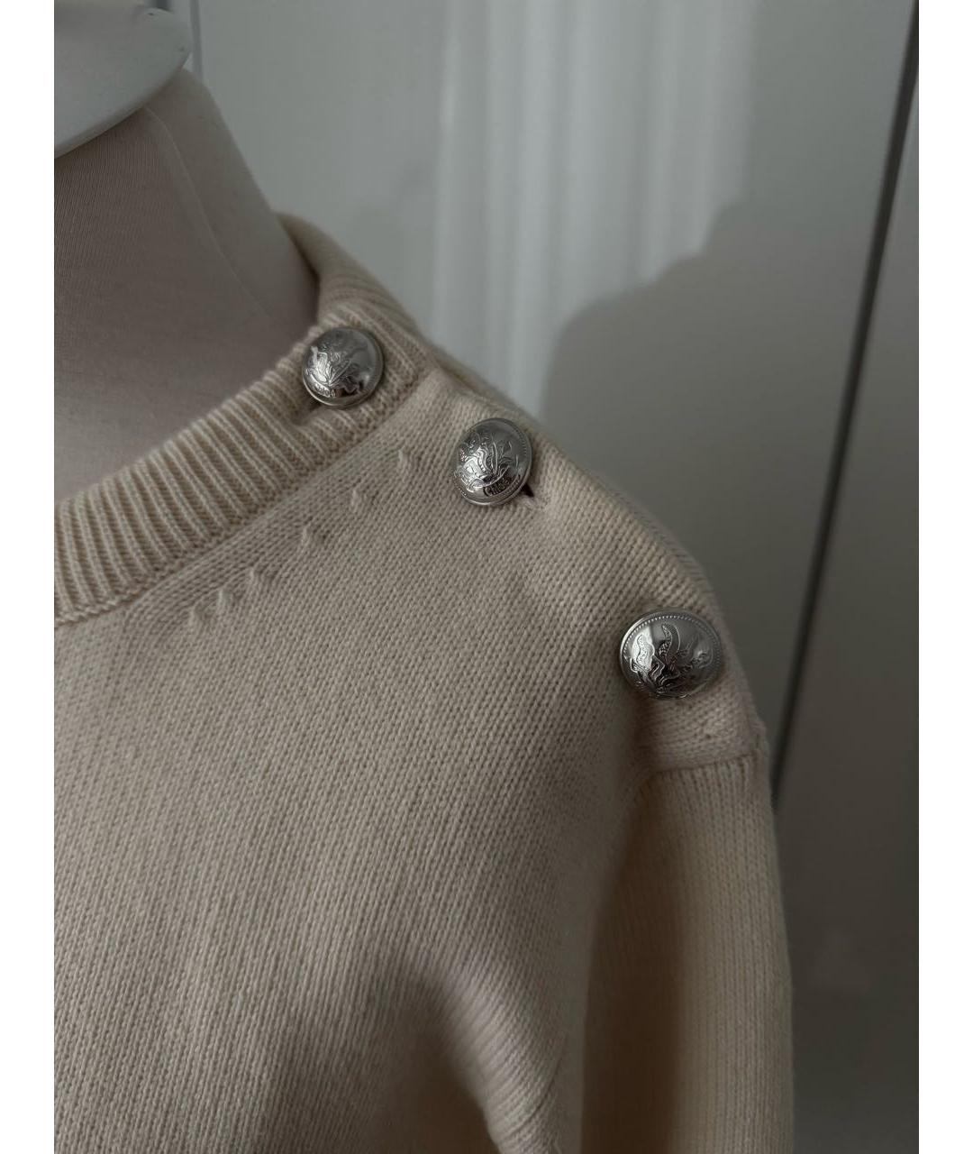 CHLOE Бежевый кашемировый джемпер / свитер, фото 4