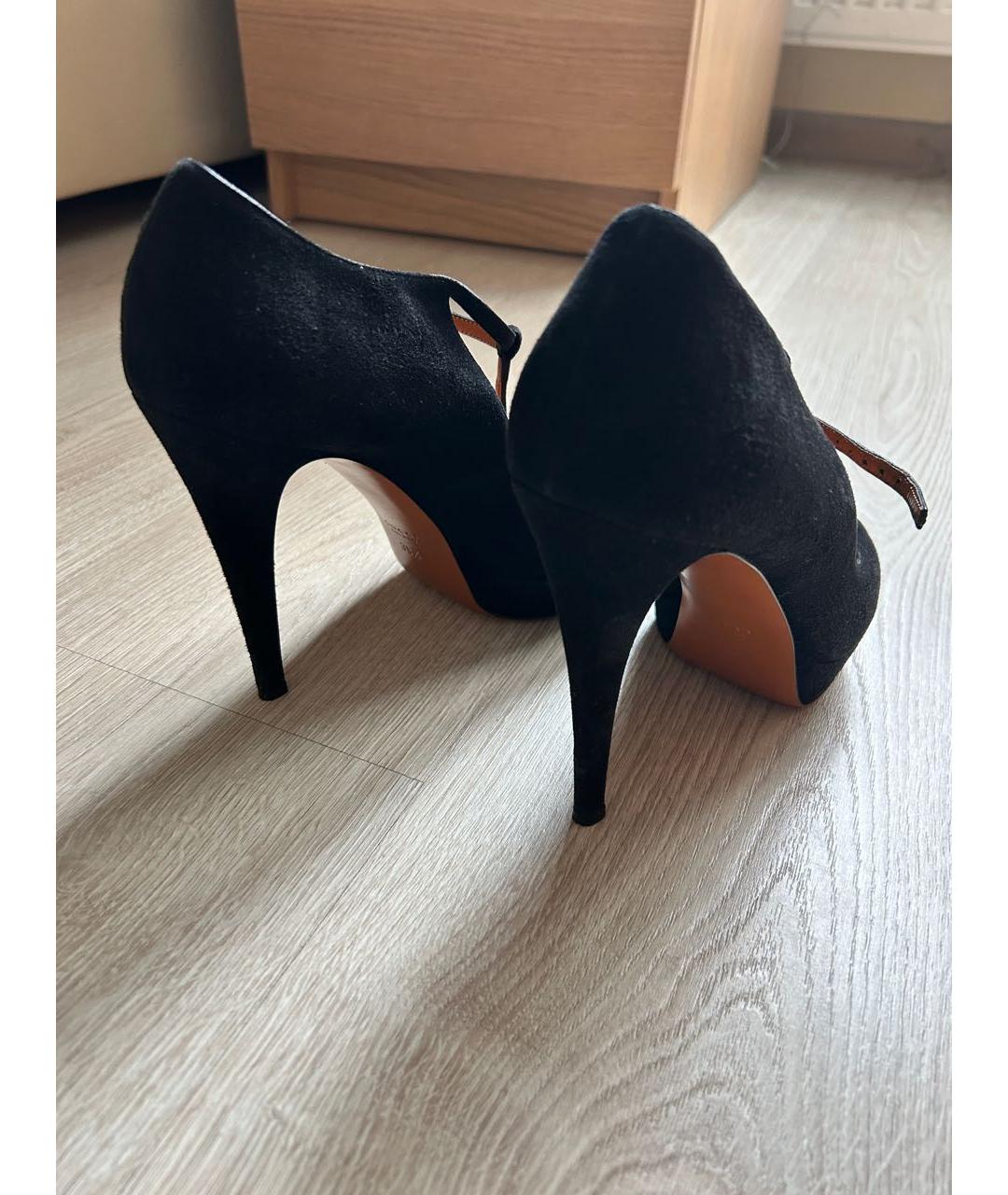 GUCCI Черные замшевые туфли, фото 7