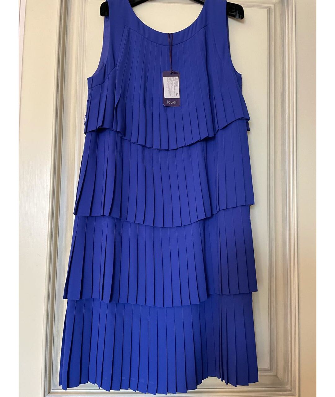 LAUREL Синее полиэстеровое вечернее платье, фото 8