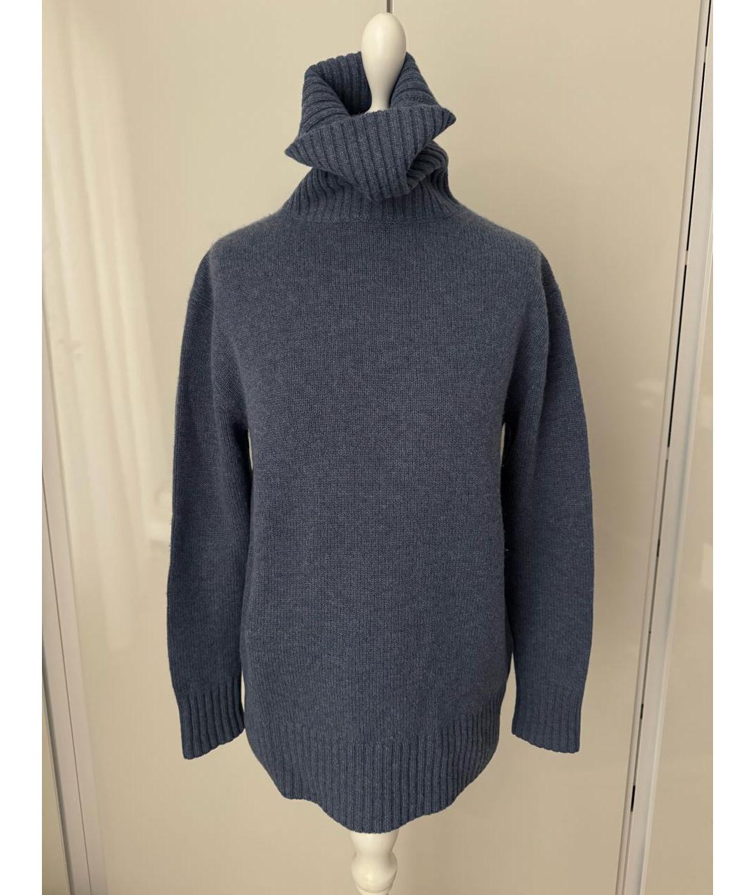 CHLOE Темно-синий кашемировый джемпер / свитер, фото 5