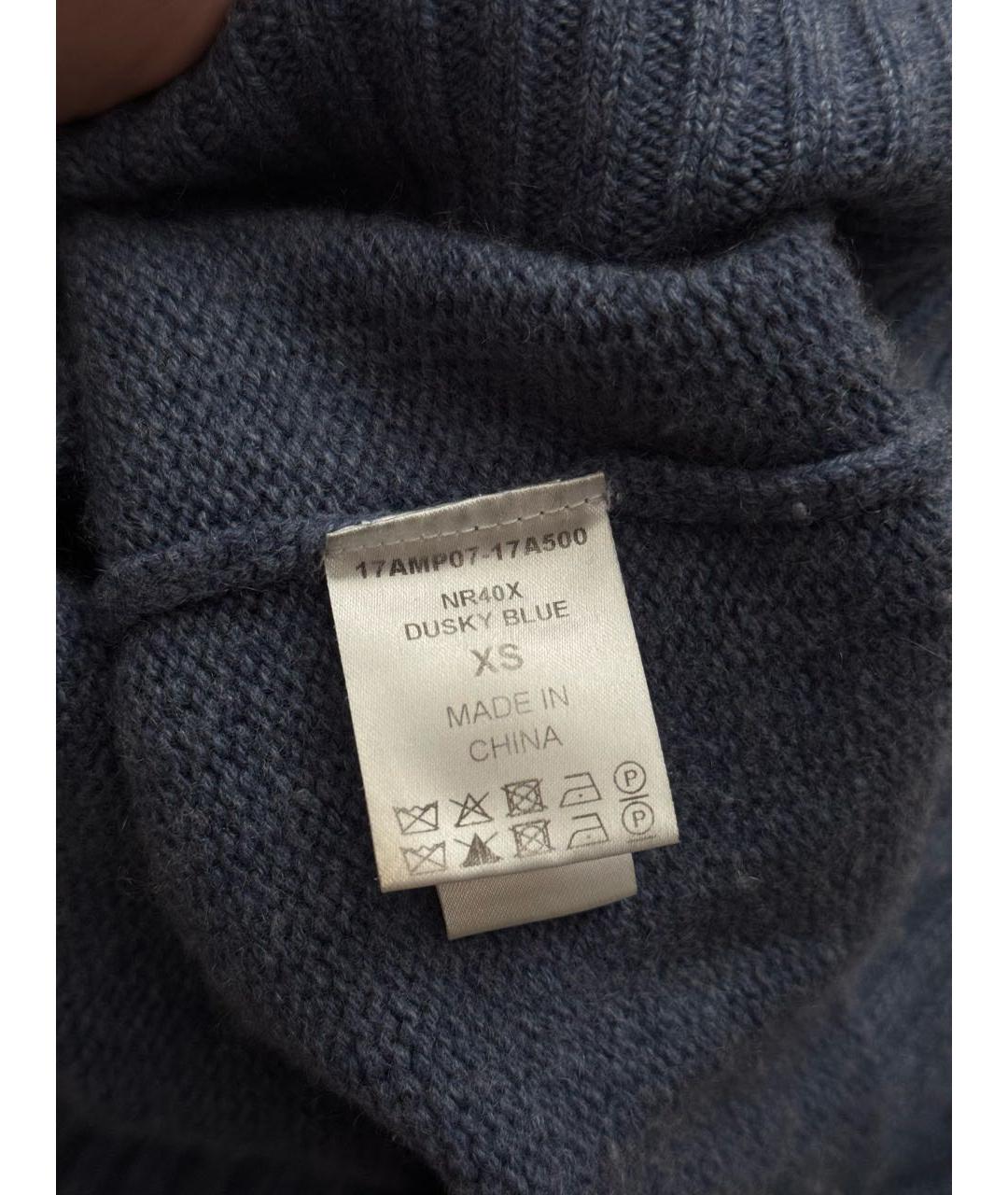 CHLOE Темно-синий кашемировый джемпер / свитер, фото 4