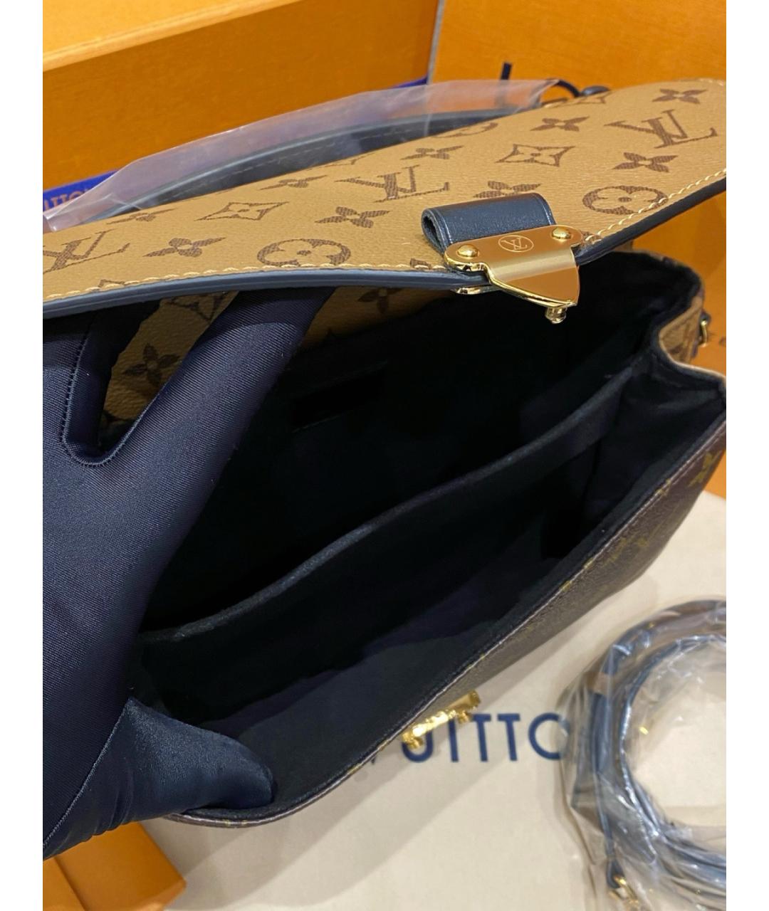 LOUIS VUITTON Коричневая сумка через плечо, фото 9