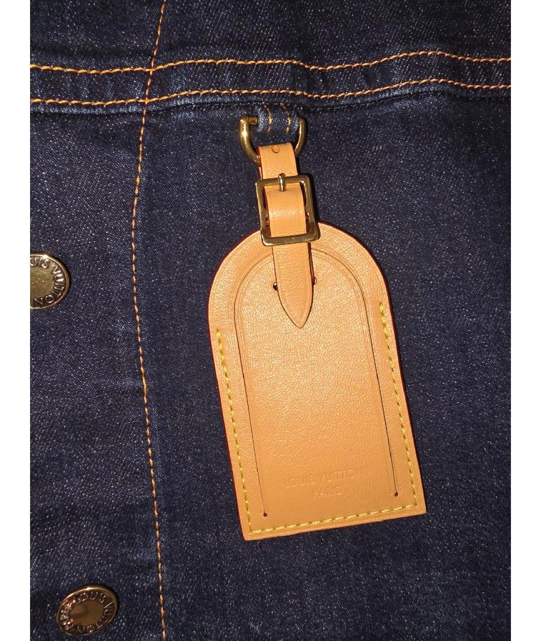 LOUIS VUITTON Темно-синий деним костюм с брюками, фото 4