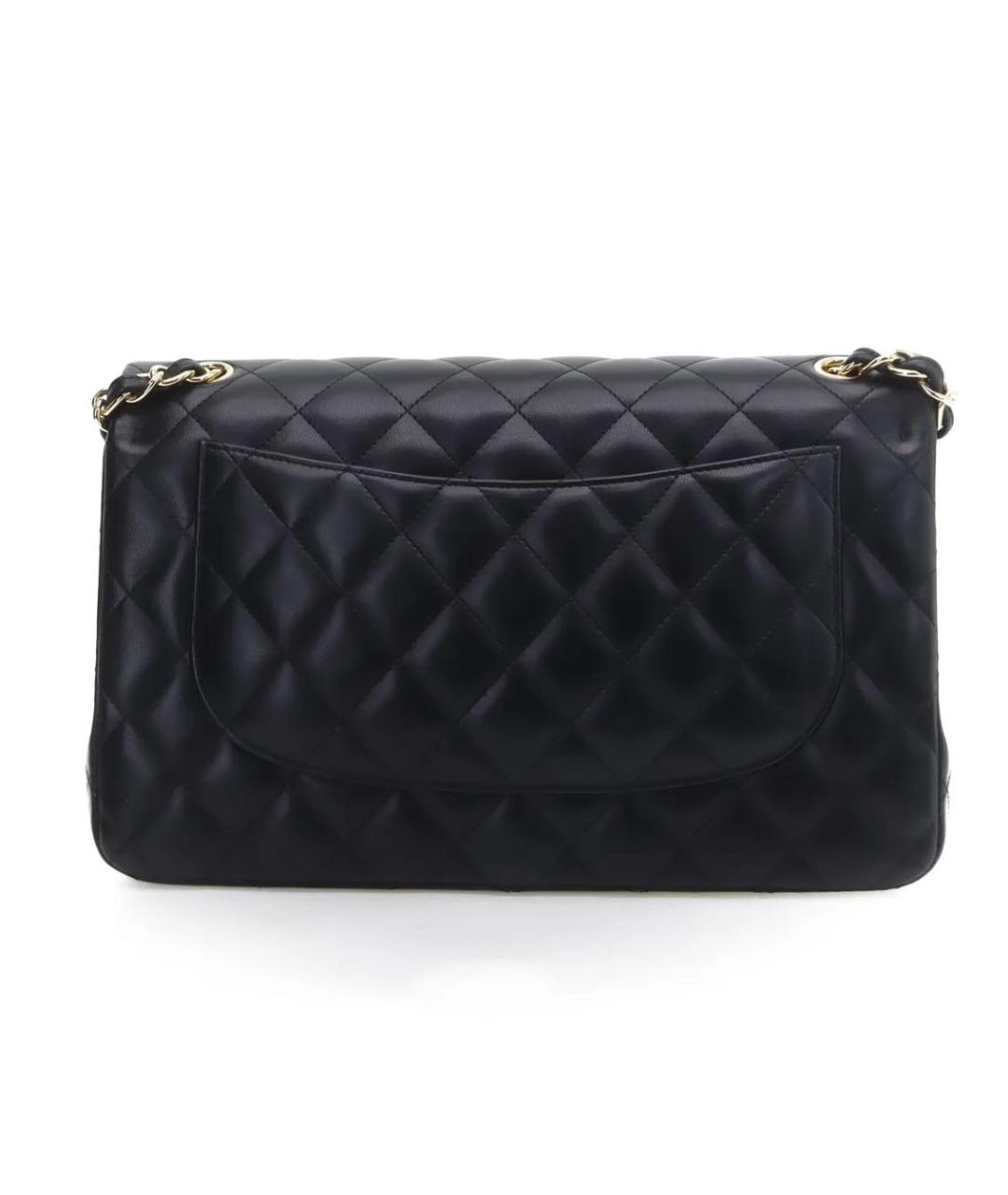 CHANEL Черная кожаная сумка через плечо, фото 3