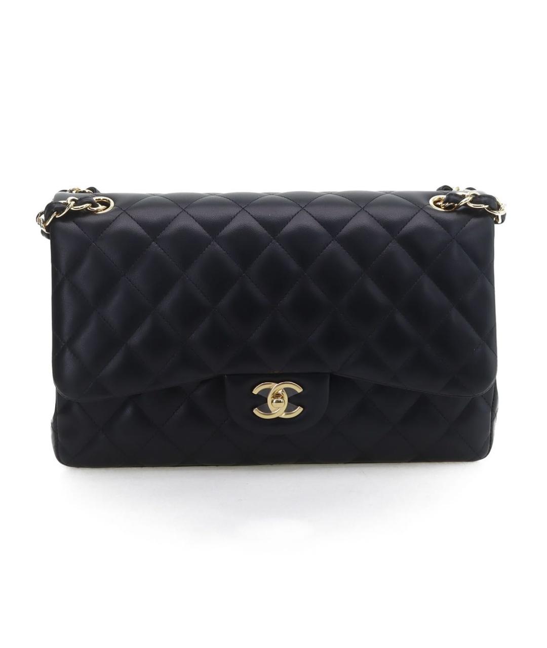 CHANEL Черная кожаная сумка через плечо, фото 9