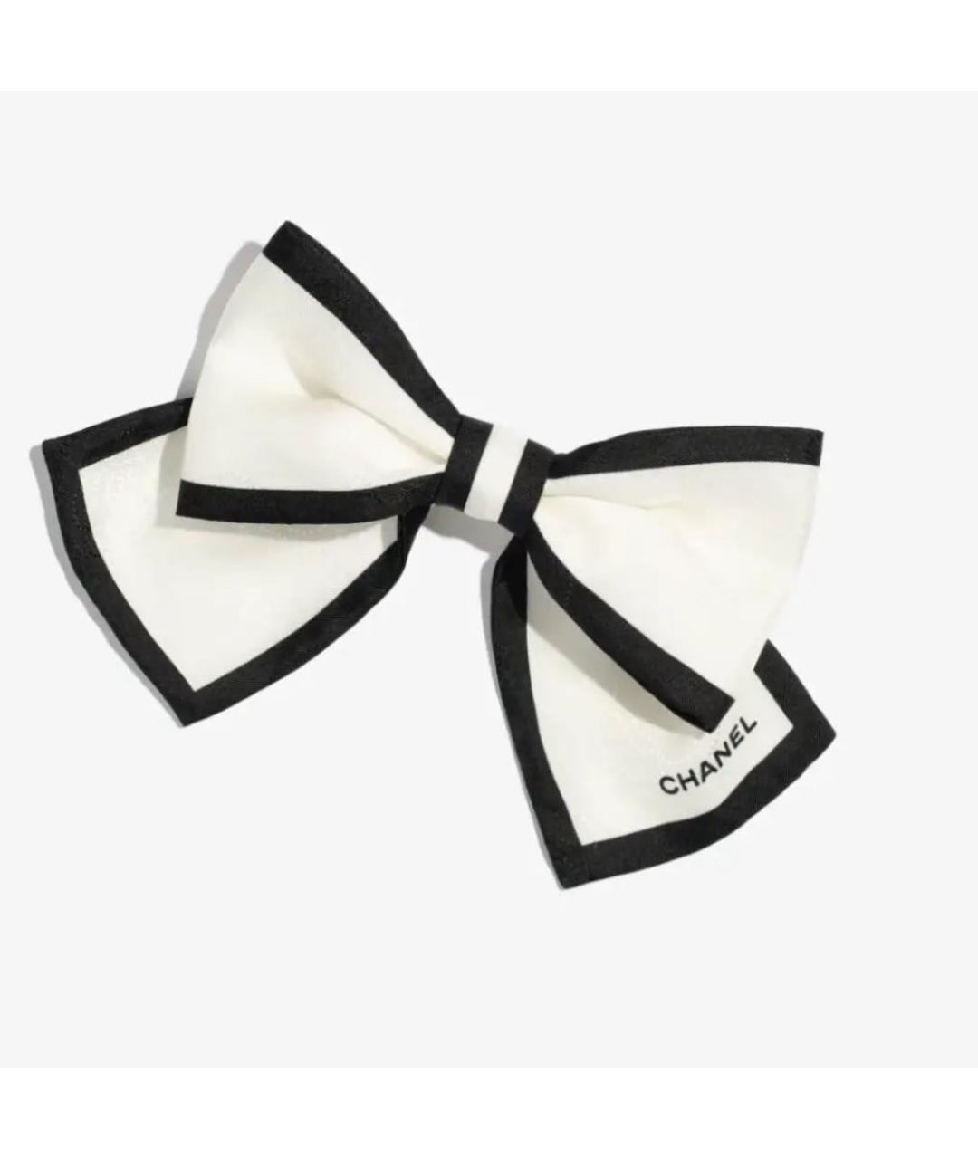 CHANEL Белая заколка, фото 5