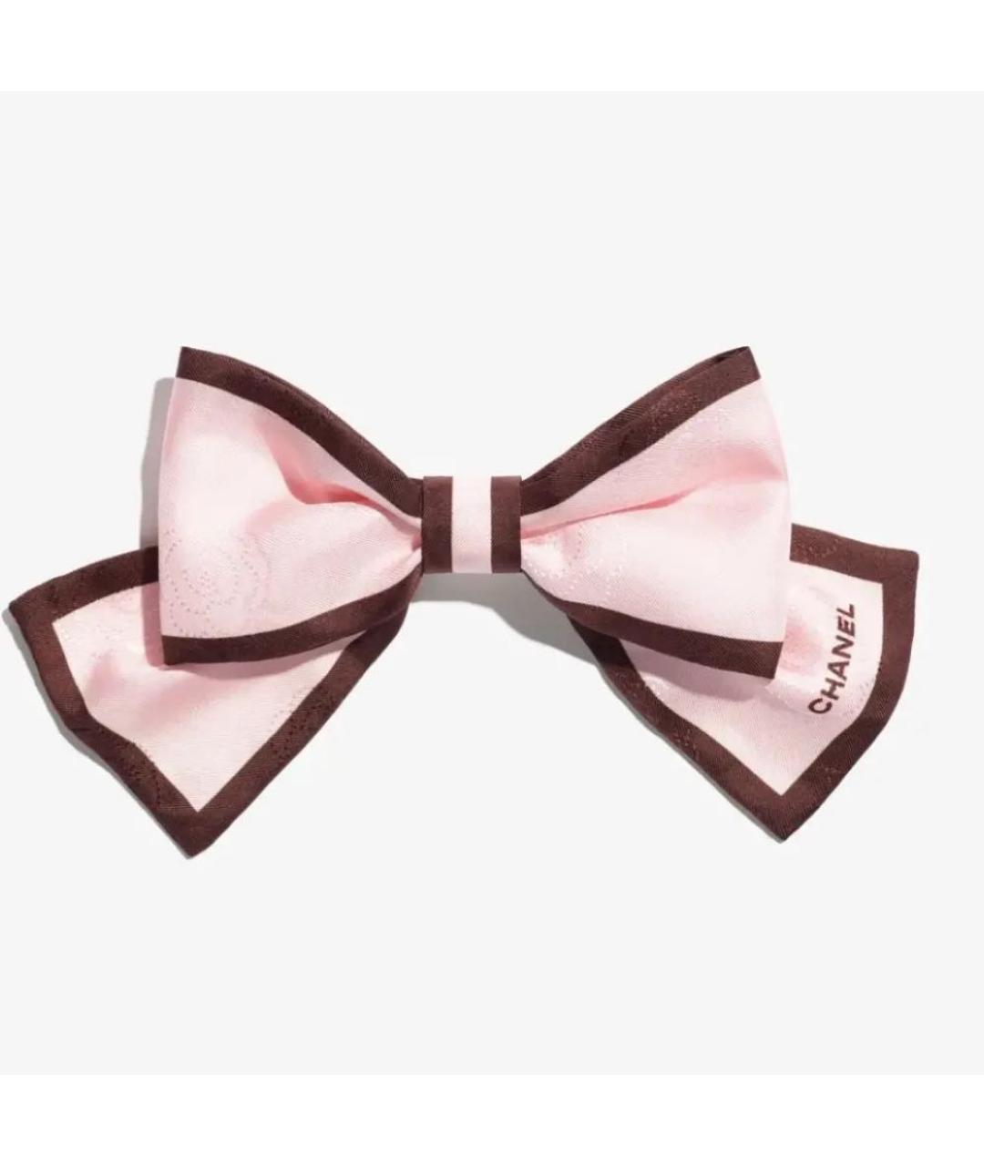 CHANEL Розовая заколка, фото 3