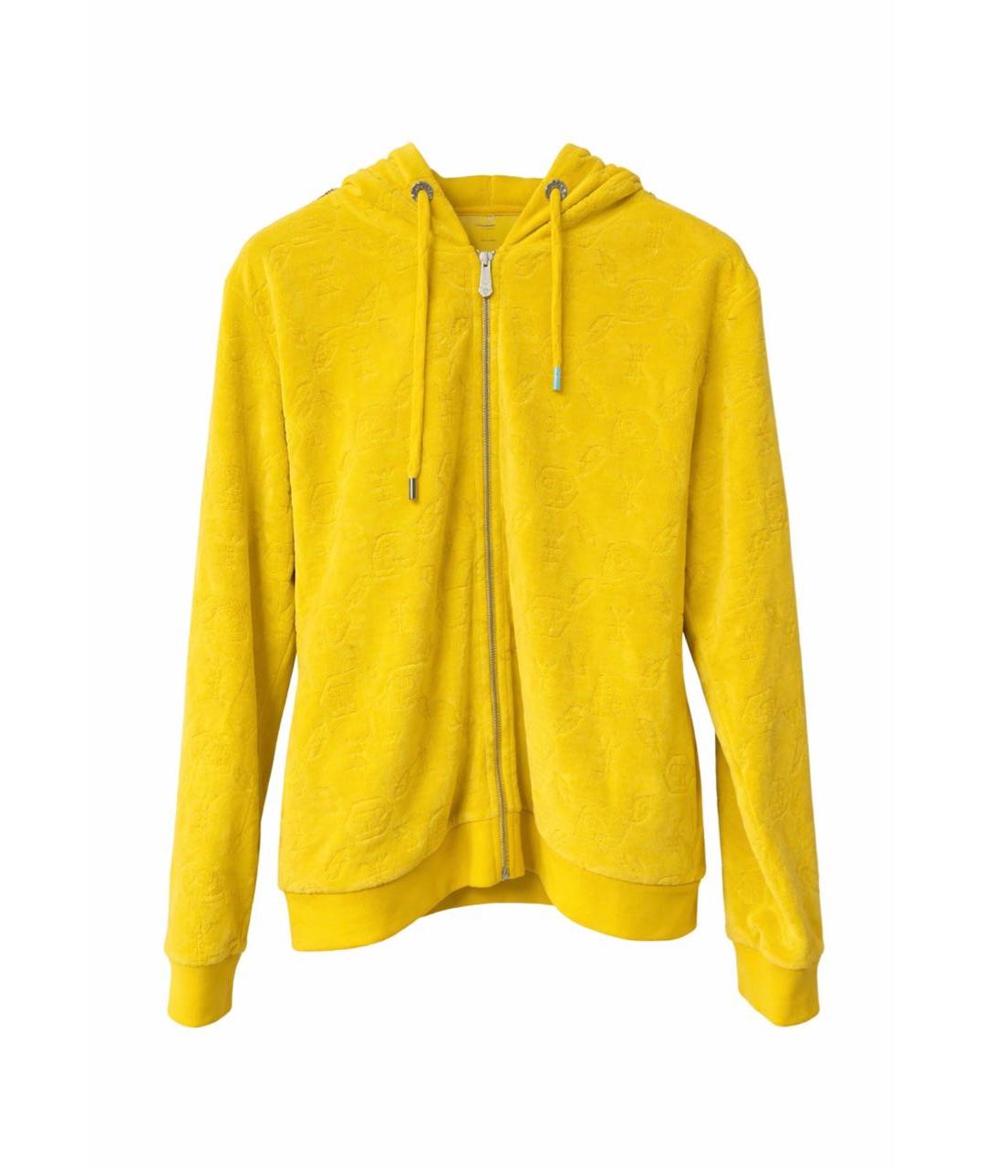 PHILIPP PLEIN Желтый хлопковый спортивные костюмы, фото 2