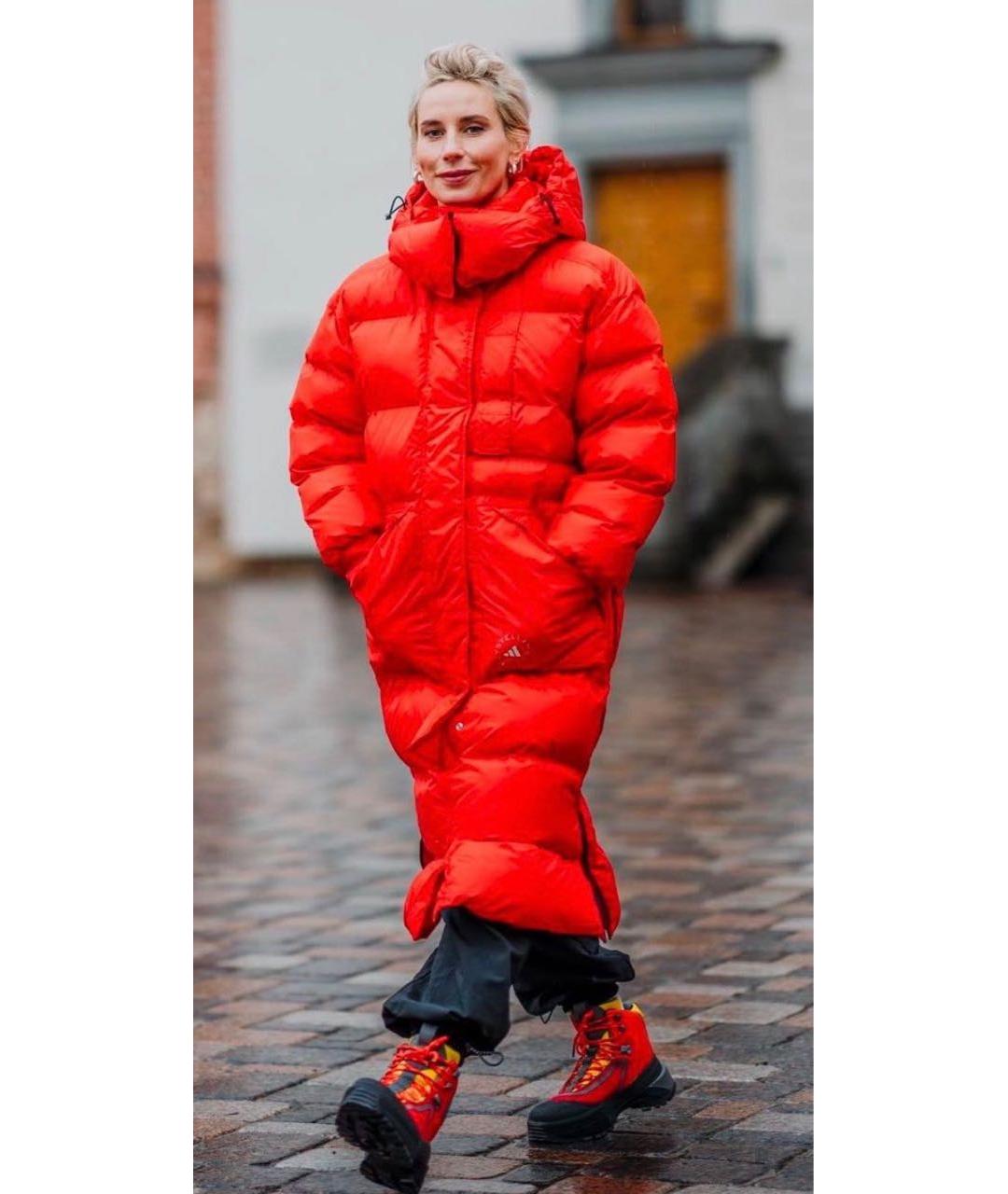 ADIDAS BY STELLA MCCARTNEY Красный пуховик, фото 2